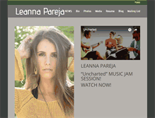 Tablet Screenshot of leannapareja.com